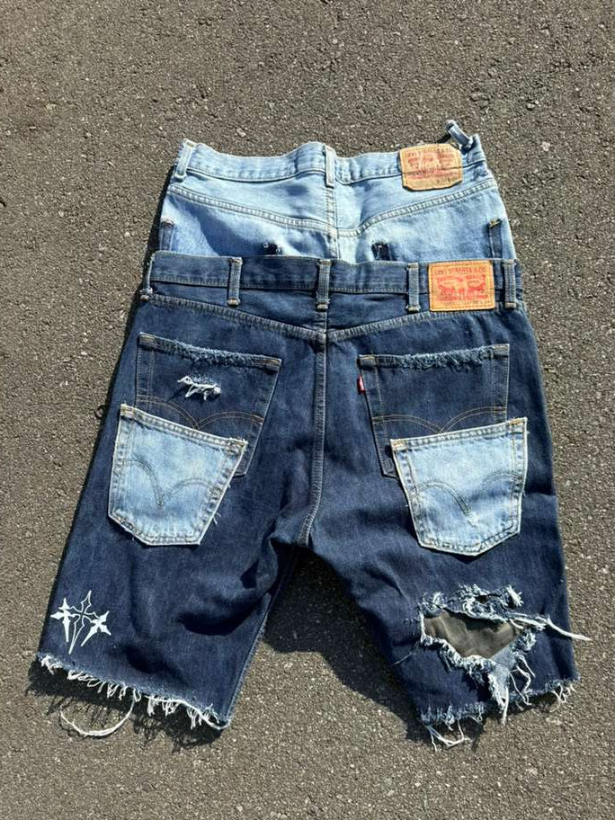 Kreme Double Waisted Denim Jorts