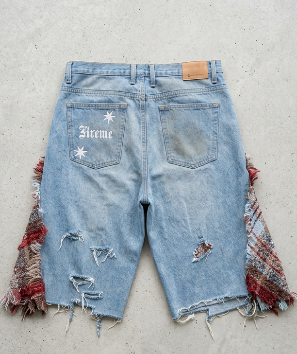 Kreme Campfire Flannel Jorts